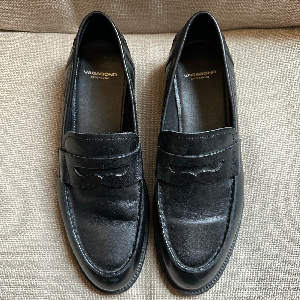 Vagabond Alex loafers, black, women’s size 10